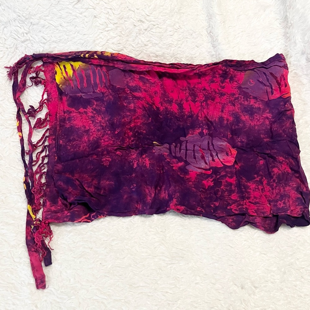 5 for $25! Hot Pink Sarong Bathing Suit Coverup
